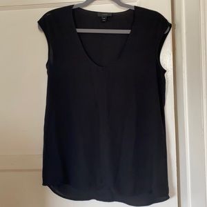 J Crew black shell/blouse